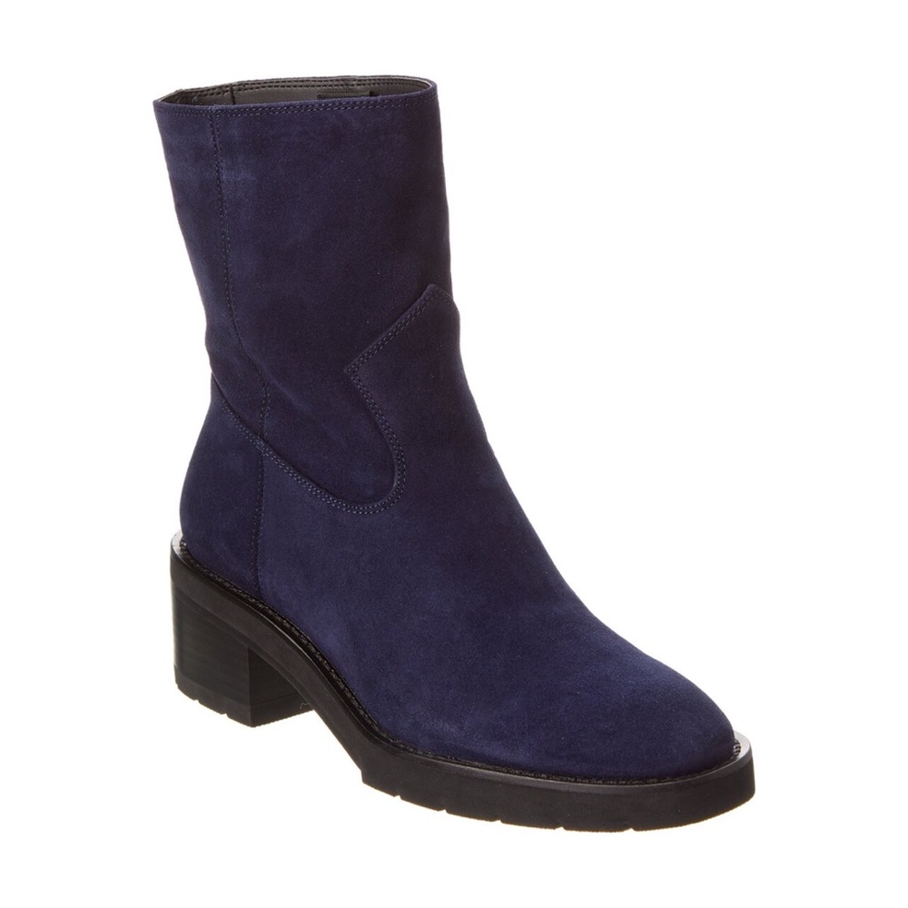 New Stuart Weitzman Boulevard Suede Ankle Boots Sz 5